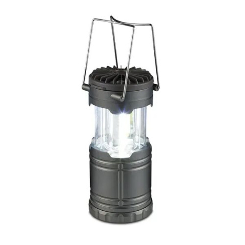 Duo Camping Lantern-Style Flashlight And Fan.