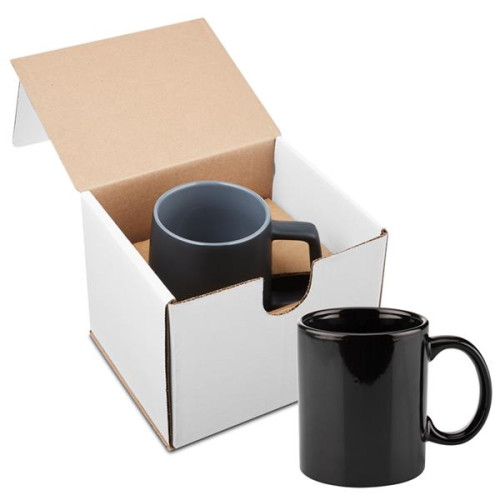 11oz Basic C Handle Ceramic Mug In Mailer