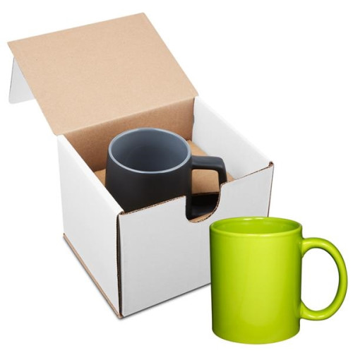 11oz Basic C Handle Ceramic Mug In Mailer