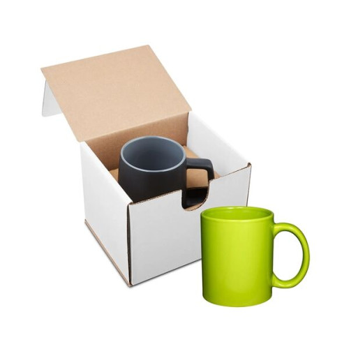 11oz Basic C Handle Ceramic Mug In Mailer