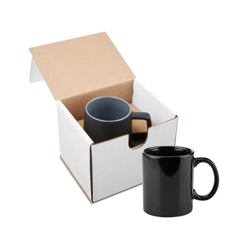 11oz Basic C Handle Ceramic Mug In Mailer