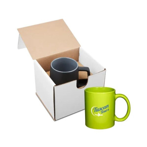11oz Basic C Handle Ceramic Mug In Mailer