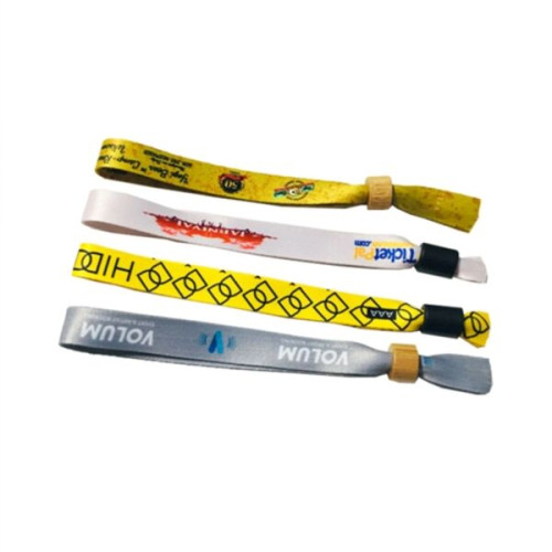 1/2" Sublimated Event Wristbands w/ Locking Bead