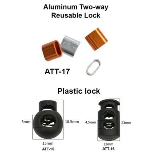 1/2" Woven Fabric w/ Aluminum Lock Reusable Event Wristband