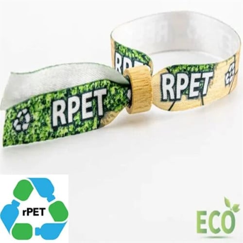 1/2" rPET Sublimated Eco-friendly Event Wristbands
