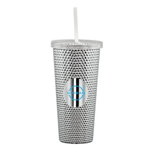Crenshaw Textured Tumbler w/ Straw - 21oz