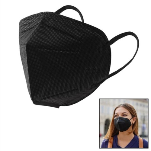 Black KN95 5 Layer Dust Safety Face Mask