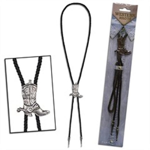 White Bolo Tie - 37"