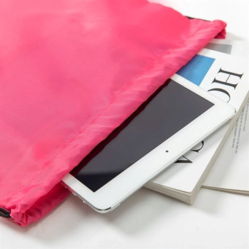 Heavy Duty Drawstring Backpack w/ Reinforced Edge (14"x18")