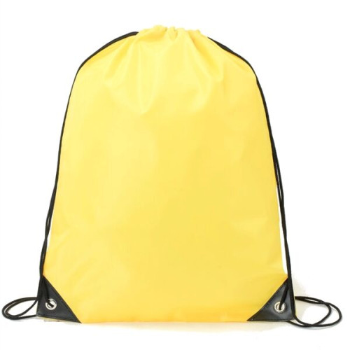 Heavy Duty Drawstring Backpack w/ Reinforced Edge (14"x18")