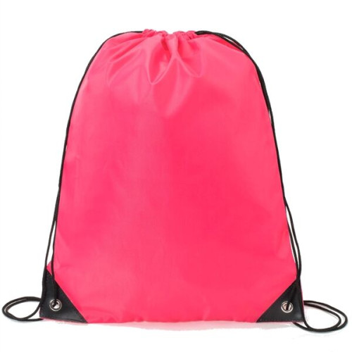 Heavy Duty Drawstring Backpack w/ Reinforced Edge (14"x18")