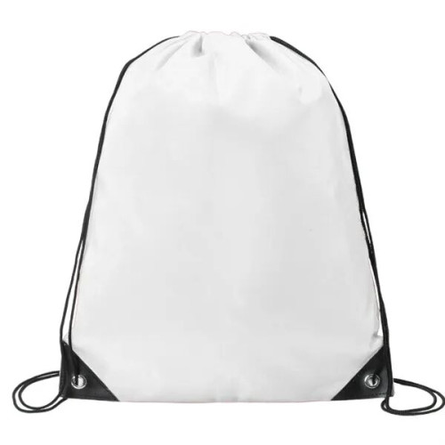 Heavy Duty Drawstring Backpack w/ Reinforced Edge (14"x18")