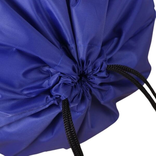 Drawstring Backpack w/ Front Pocket & Earphone Slot 14"x18"