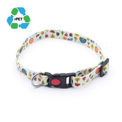 1"W x 26"L rPET Sublimation Pet Collars w/ Buckle Release