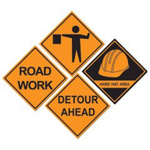 Construction Sign Cutouts 