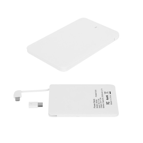 Slim 2500 MAH 3-In-1 Power Bank