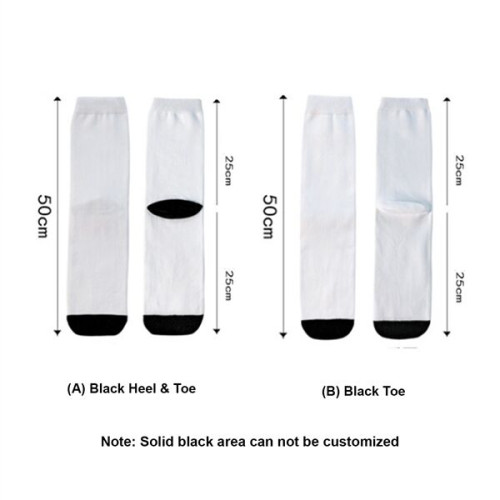 Crew 360 digital print unisex socks w/ full customization