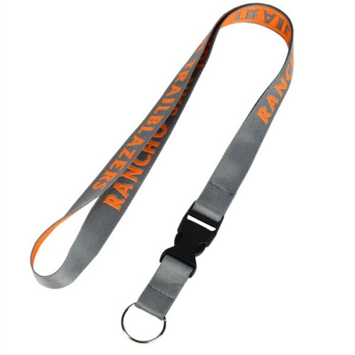 Custom 1" Detachable Woven Lanyards w/ Buckle Release