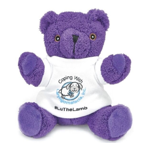7"Halloween Bear - Purple