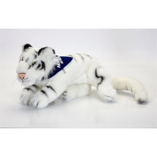 12" Laying White Tiger