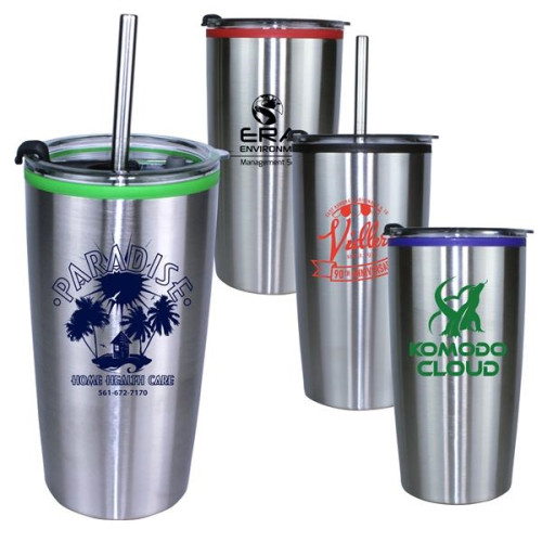20 oz. Niagara Tumbler with Stainless Straw/Flip Top Lid