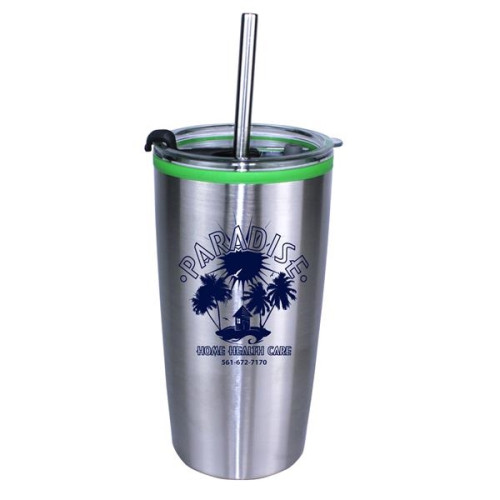 20 oz. Niagara Tumbler with Stainless Straw/Flip Top Lid