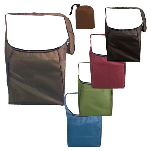 Blank, RPET Fold-away Sling Bag