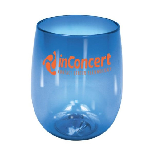 12 oz. Plastic Stemless Wine Glass