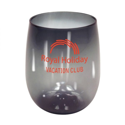 12 oz. Plastic Stemless Wine Glass