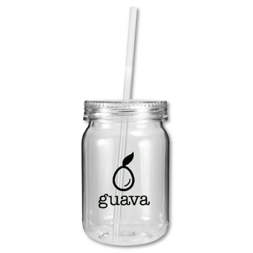 24 oz. Plastic Mason Jar