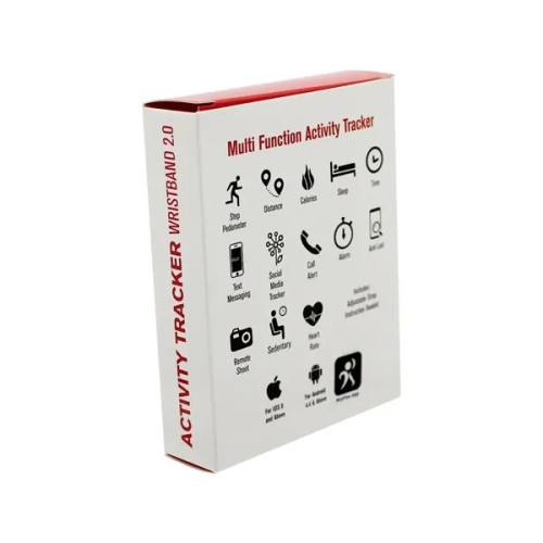 Activity Tracker Wristband 2.0, Full Color Digital