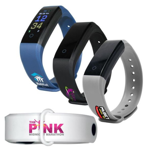 Activity Tracker Wristband 2.0, Full Color Digital