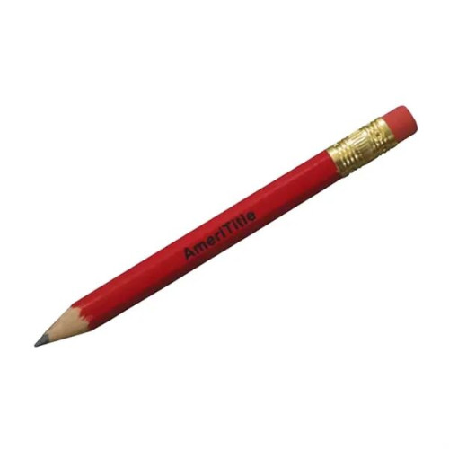 Hex Golf Pencils with Erasers