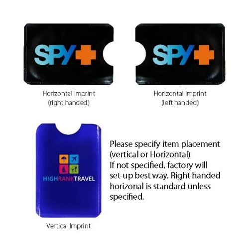 RFID Card Holder, Full Color Digital