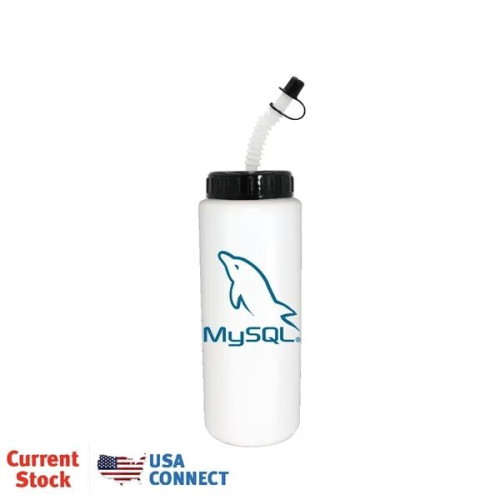 32 oz. Sports Bottle with Flexible Straw