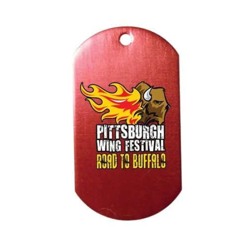 Dog tag , 4-1/2" ball chain, FCD