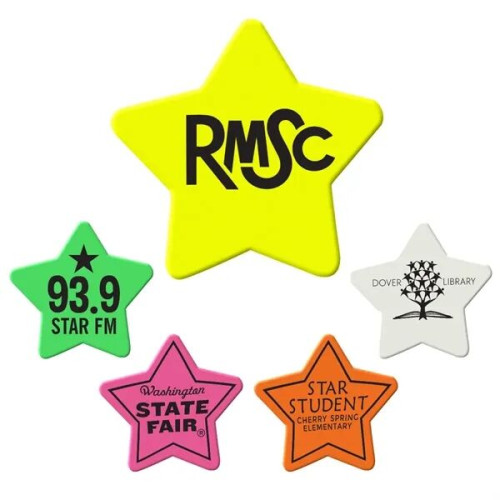 Star Die Cut Eraser