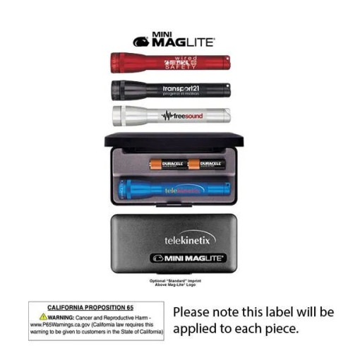 M2A Mini MAGLITE® 2AA, Laser Engraved