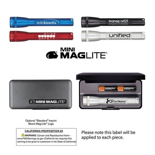 M2A Mini MAGLITE® 2AA, Laser Engraved