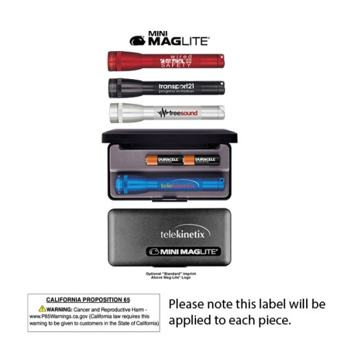 M2A Mini MAGLITE® 2AA, Laser Engraved