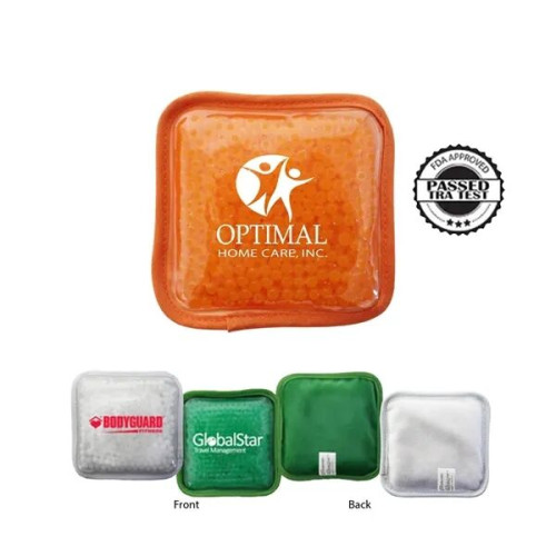 Plush Square Gel Bead Hot/Cold Pack
