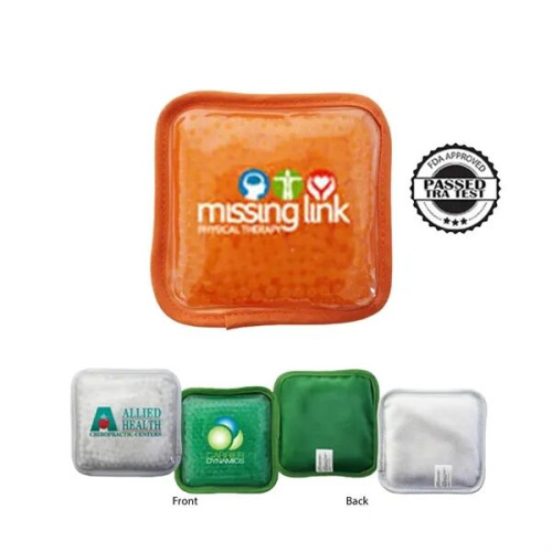 Plush Square Gel Bead Hot/Cold Pack