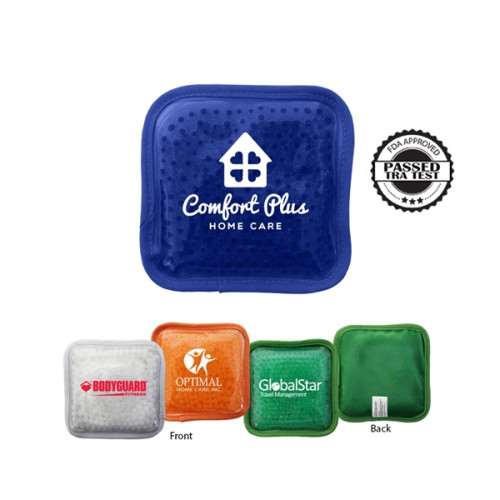Plush Square Gel Bead Hot/Cold Pack