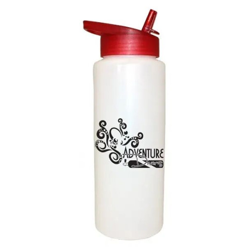 32 oz. Sports Bottle with Straw Cap Lid