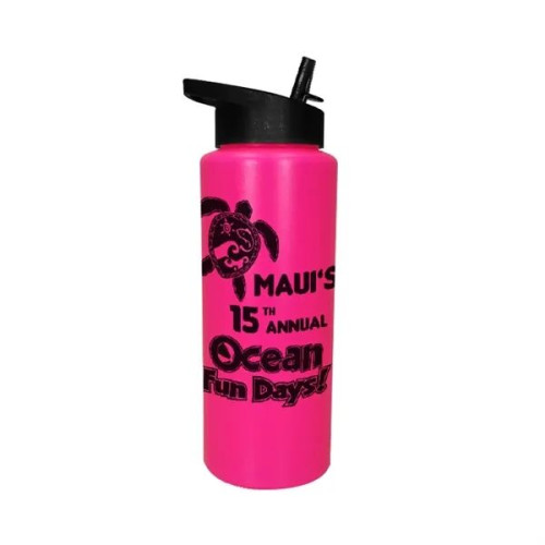 32 oz. Sports Bottle with Straw Cap Lid