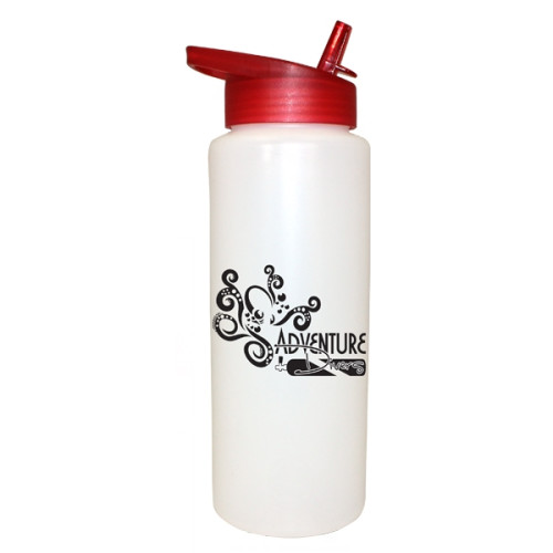 32 oz. Sports Bottle with Straw Cap Lid