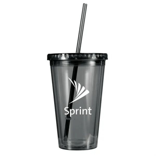 16 oz. Victory Acrylic Tumbler with Straw Lid