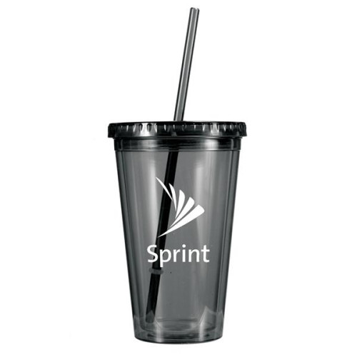 16 oz. Victory Acrylic Tumbler with Straw Lid