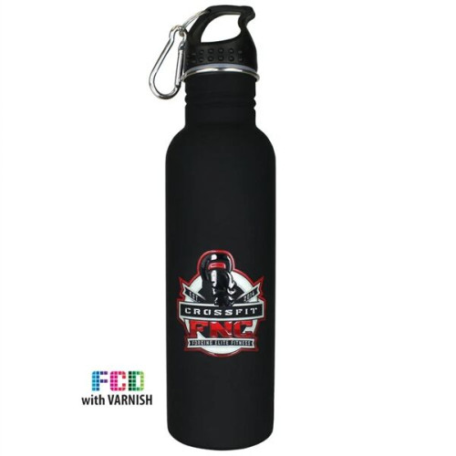 Halcyon® 25 oz. Stainless Quest Bottle, FCD with Varnish or