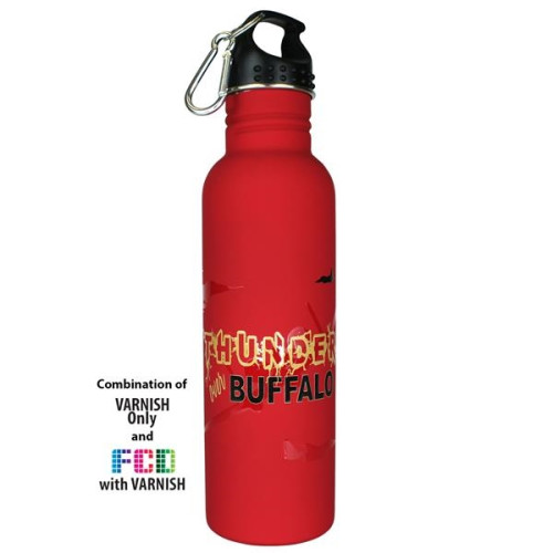 Halcyon® 25 oz. Stainless Quest Bottle, FCD with Varnish or